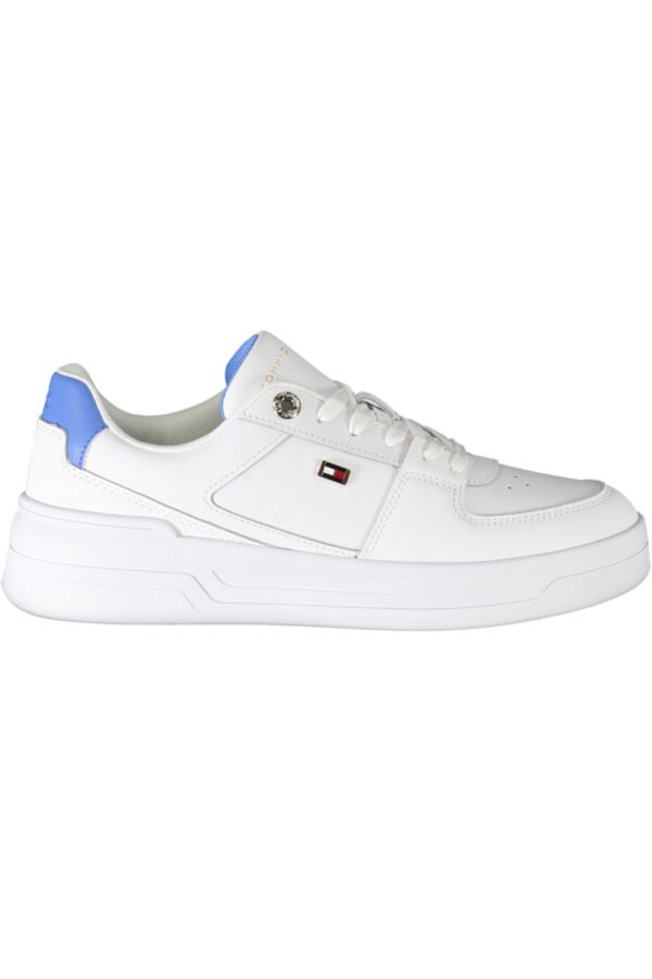 TOMMY HILFIGER WHITE WOMEN'S SPORTS SHOES