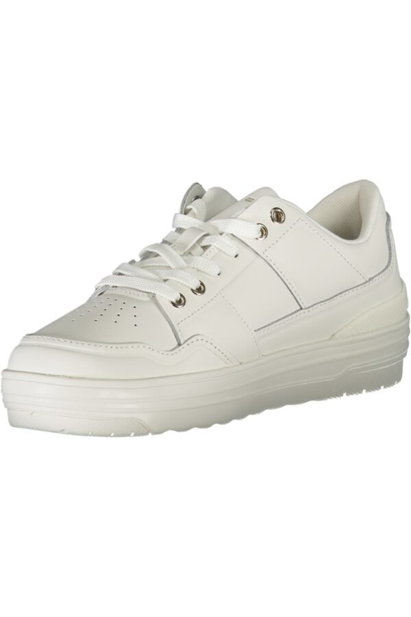 TOMMY HILFIGER WHITE WOMEN'S SPORTS SHOES - Image 3