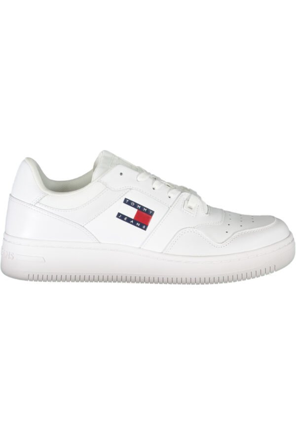 TOMMY HILFIGER MEN'S WHITE SPORTS SHOES