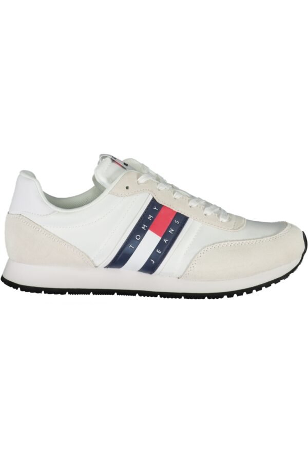 TOMMY HILFIGER MEN'S WHITE SPORTS SHOES