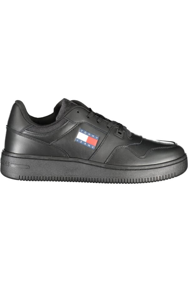 TOMMY HILFIGER BLACK MEN'S SPORTS SHOES