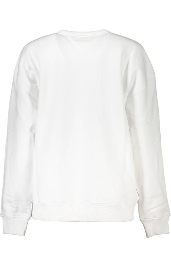 TOMMY HILFIGER WOMEN'S WHITE SWEATSHIRT WITHOUT ZIP - Image 2
