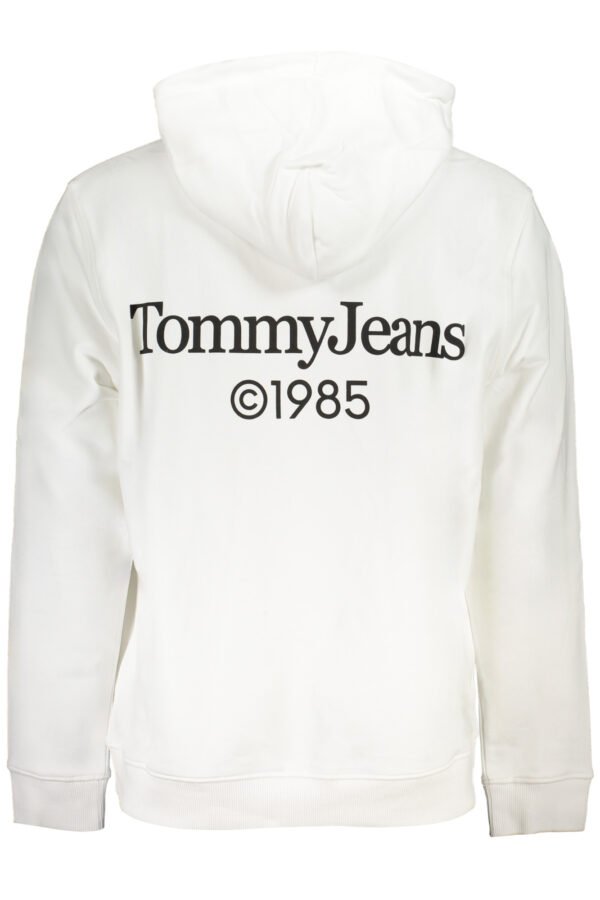 TOMMY HILFIGER MEN'S WHITE ZIPLESS SWEATSHIRT - Image 2