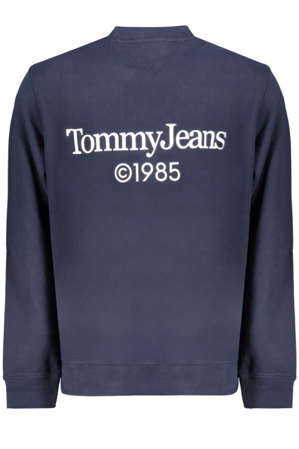 TOMMY HILFIGER MEN'S BLUE ZIPLESS SWEATSHIRT - Image 2