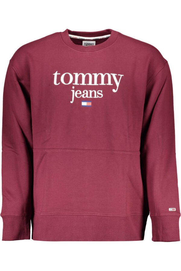 TOMMY HILFIGER MAN PURPLE SWEATSHIRT WITHOUT ZIP