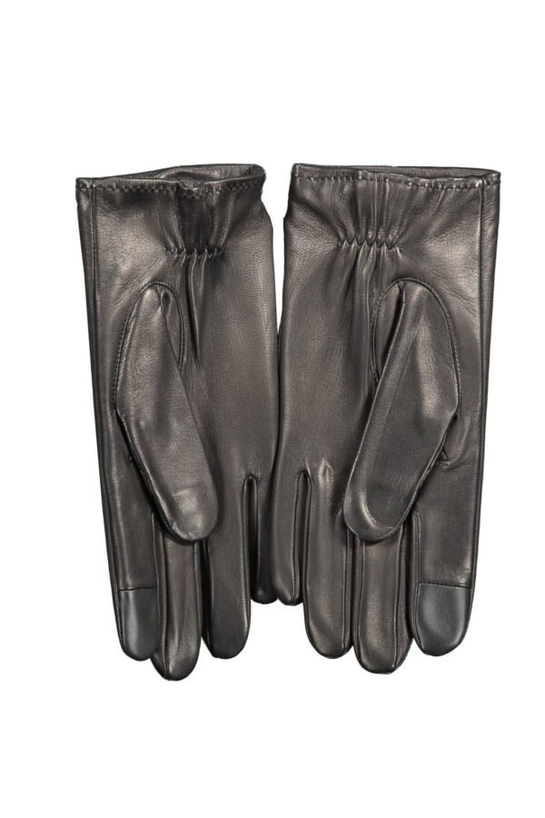 TOMMY HILFIGER MEN'S BLACK GLOVES - Image 2
