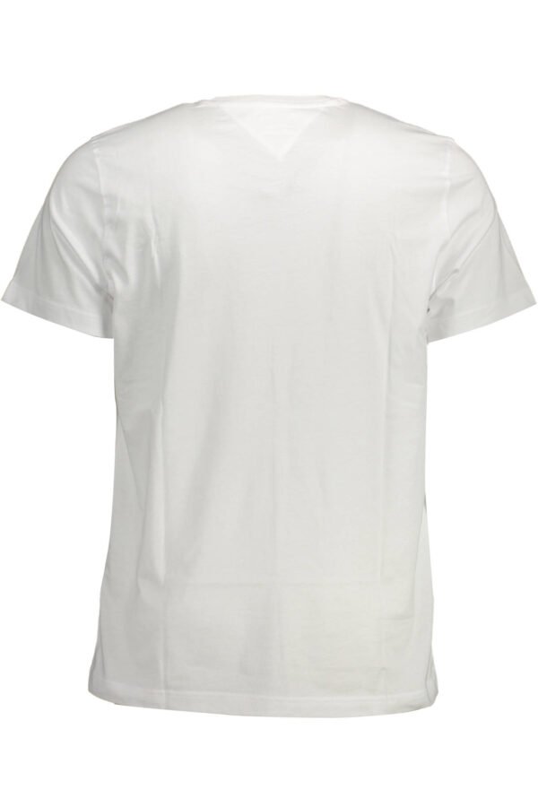 TOMMY HILFIGER MEN'S WHITE SHORT SLEEVE T-SHIRT - Image 2