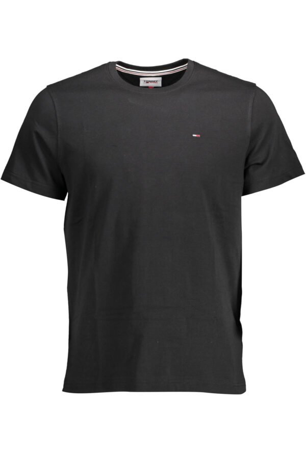 TOMMY HILFIGER MEN'S SHORT SLEEVE T-SHIRT BLACK