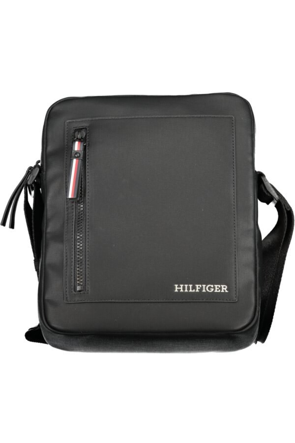 TOMMY HILFIGER MEN'S BLACK SHOULDER BAG