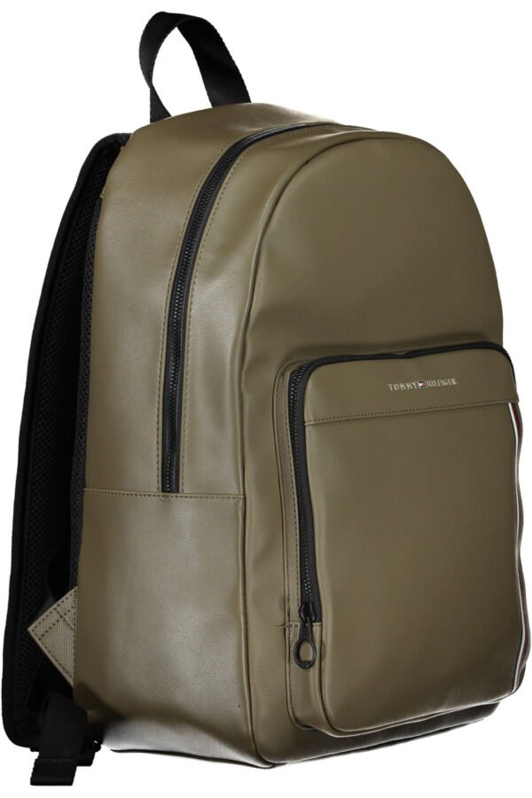 TOMMY HILFIGER MEN'S GREEN BACKPACK - Image 2