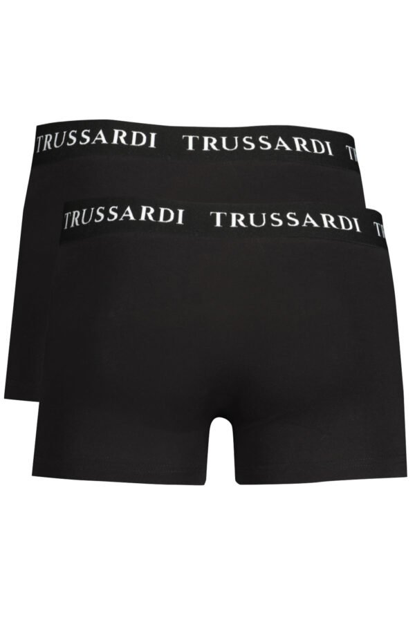 TRUSSARDI MEN'S BLACK BOXER - Image 2