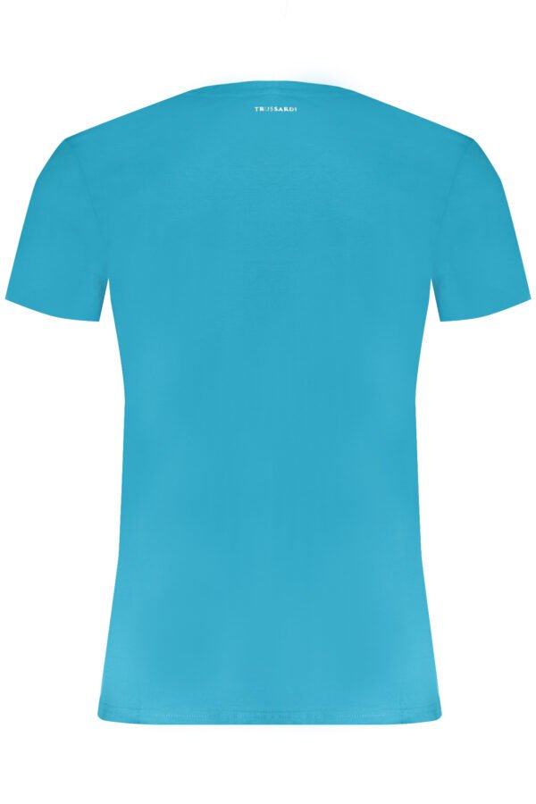 TRUSSARDI MEN'S SHORT SLEEVE T-SHIRT BLUE - Image 2