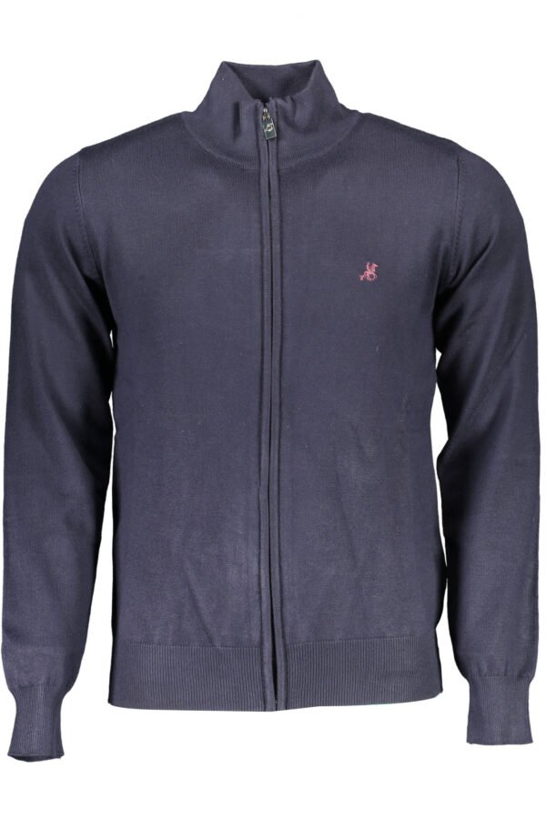 US GRAND POLO MEN'S BLUE CARDIGAN