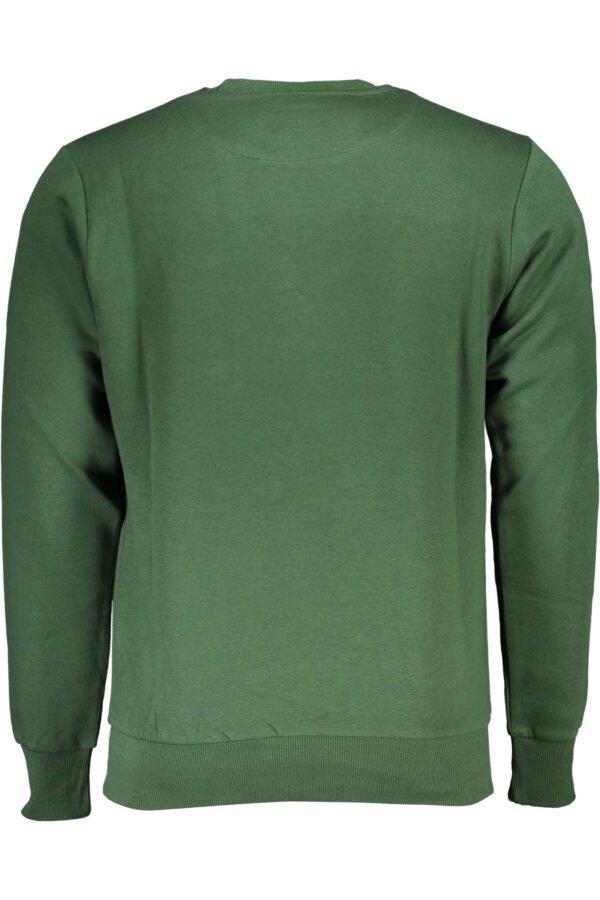 US GRAND POLO MEN'S GREEN ZIPLESS SWEATSHIRT - Image 2