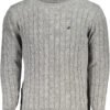 US GRAND POLO MEN'S GRAY SWEATER