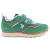 US POLO BEST PRICE GREEN KIDS SPORT SHOES