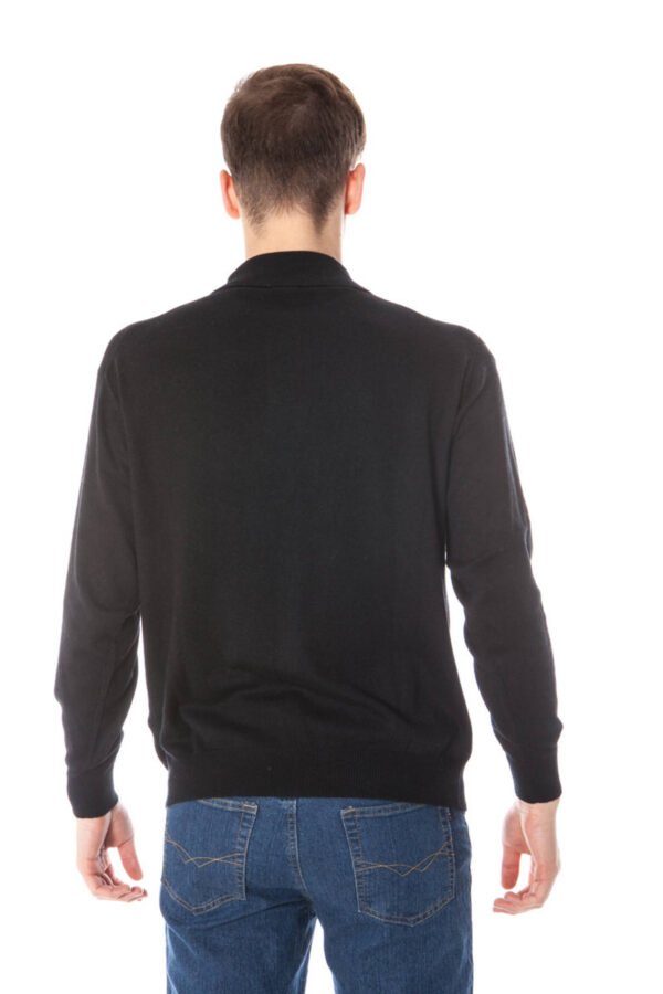 YUKO MEN'S BLACK SWEATER - Image 2