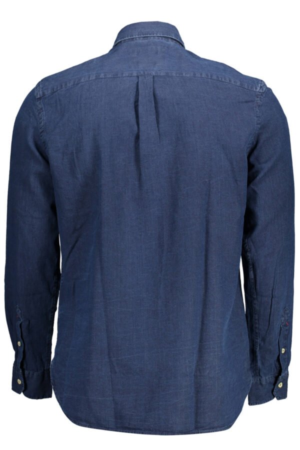 US POLO SHIRT LONG SLEEVE MAN BLUE - Image 2