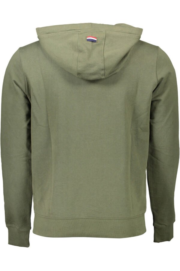 US POLO GREEN MEN'S SWEATSHIRT WITH ZIP - Image 2