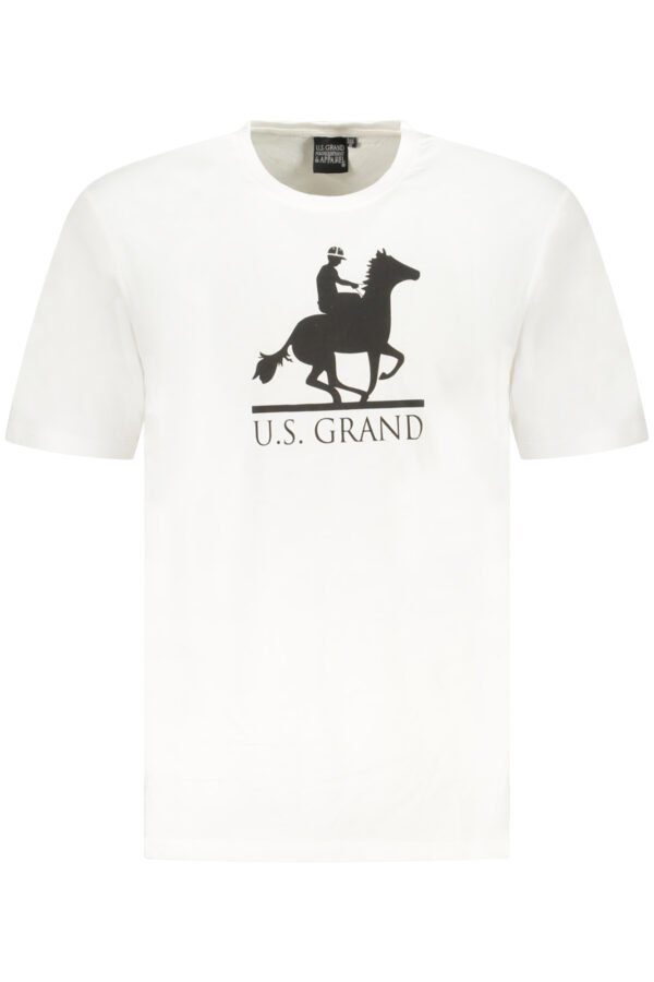 US GRAND POLO SHORT SLEEVE T-SHIRT MEN WHITE