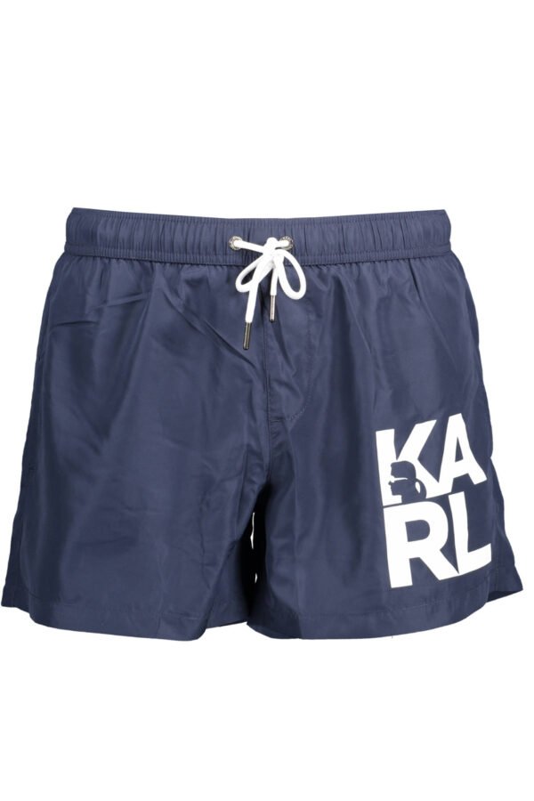 KARL LAGERFELD BEACHWEAR SWIMSUIT BOTTOM MEN BLUE