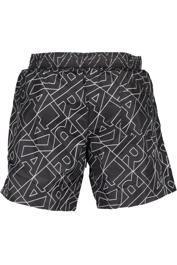 KARL LAGERFELD BEACHWEAR SWIMSUIT BLACK MEN'S BOTTOM - Image 2